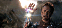 Iron Man Avengers Endgame GIF - Iron Man Avengers Endgame And I Am Iron Man GIFs