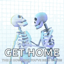 Get Home Shaking GIF - Get Home Shaking Skeleton GIFs