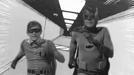 batman run away gif