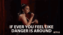 If Ever You Feel Like Danger Is Around Bitch Start Skipping GIF - If Ever You Feel Like Danger Is Around Bitch Start Skipping Dangerous GIFs