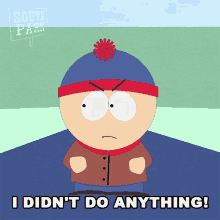 i didnt do anything stan marsh south park s6e15 the biggest douche in the universe