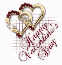 Hearts Happy Valentines Day GIF