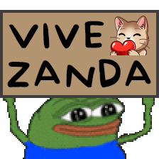 Zanda Vive Zanda Sticker - Zanda Vive Zanda Stickers