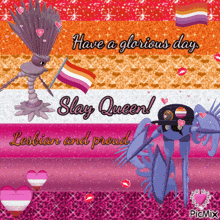 a greeting card that says have a glorious day