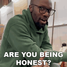 Are You Being Honest Rich Benoit GIF - Are You Being Honest Rich Benoit Rich Rebuilds GIFs