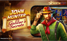 a game called john hunter and galileo 's secrets is being played