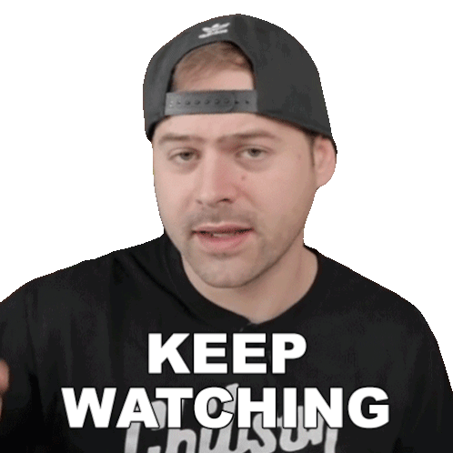 Keep Watching Jared Dines Sticker - Keep Watching Jared Dines Stay Tuned Stickers