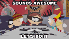 Sounds Awesome Coon And Friends GIF - Sounds Awesome Coon And Friends South Park GIFs