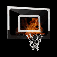 Ring On Fire Basketball Ring GIF