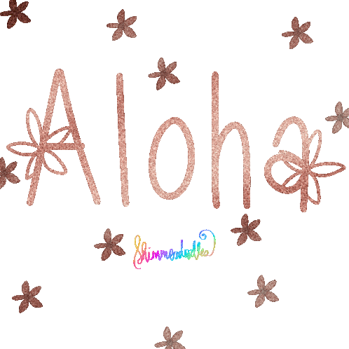 Aloha Hawaii Sticker - Aloha Hawaii Hawaiian Stickers