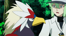 pokemon braviary anime hug bird