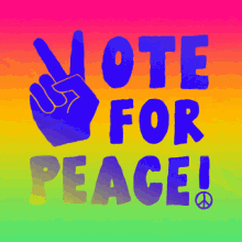 Vote For Peace Unity GIF - Vote For Peace Unity 2020 GIFs