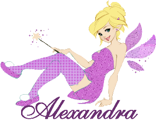 Alexandra Alexandra Name Sticker - Alexandra Alexandra Name Fairy Stickers