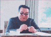North Korea Kim Il Sung GIF - North Korea Kim Il Sung Smoking GIFs