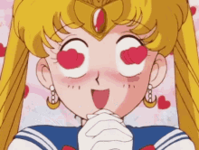 Sailor Moon Hearts GIF - Sailor Moon Hearts Eyes GIFs