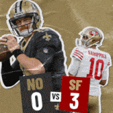 new orleans saints quarterback garoppolo and san francisco 49ers quarterback mike garoppolo