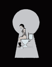 Downsign Peep GIF - Downsign Peep Toilet GIFs