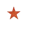 three red stars on a white background with a texture
