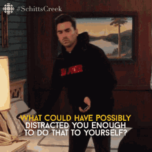 What Could Have Possibly Distracted You Enough To Do That To Yourself Dan Levy GIF - What Could Have Possibly Distracted You Enough To Do That To Yourself Dan Levy David GIFs