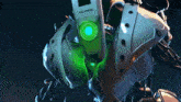 a cc-pen device with a green light