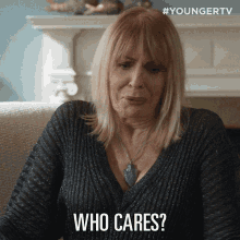 Who Cares Judith GIF - Who Cares Judith Younger GIFs