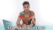 Stop Gassing Her Up Brad Mondo GIF - Stop Gassing Her Up Brad Mondo Stop Fueling Her Up GIFs