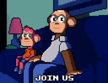 Chimpers Join Us GIF - Chimpers Join Us Simpsons GIFs