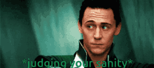 Loki Judging GIF - Loki Judging Sanity GIFs