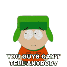 you guys cant tell anybody kyle broflovski south park s16e10 insecurity