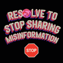 resolve to stop sharing misinformation misinformation resolution new years happy new year