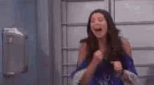Excited Girl GIF - Excited Girl Peed Myself GIFs