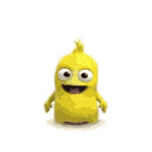Wave Excited GIF - Wave Excited Yellow Peanut GIFs