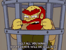 Revenge Will Be Willie'S! - The Simpsons GIF - Revenge Vengeance Willie GIFs
