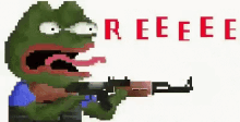 Gun Shooting GIF - Gun Shooting Pepe Frog GIFs
