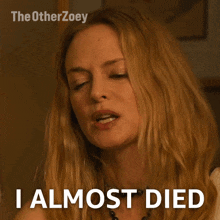 I Almost Died Paula GIF - I Almost Died Paula Heather Graham GIFs