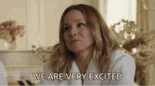 We Are Very Excited Alice GIF - We Are Very Excited Alice Kristen Bell GIFs