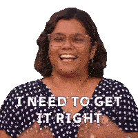 I Need To Get It Right Candice Sticker - I Need To Get It Right Candice The Great Canadian Baking Show Stickers