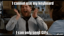 Can Only Send Gifs Cannot Use Keyboard GIF