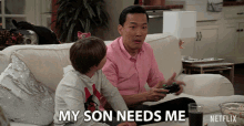 My Son Needs Me Eddie Shin GIF - My Son Needs Me Eddie Shin Dave Mendoza GIFs