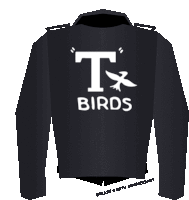 T Birds Leather Jacket Sticker