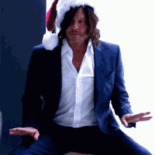 Happy Christmas Daryl Dixon GIF - Happy Christmas Daryl Dixon Norman Reedus GIFs