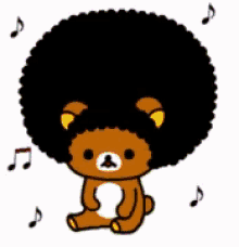Bear Afro GIF - Bear Afro Disco GIFs