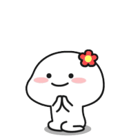 a cartoon character with a flower on his head is surrounded by flowers .