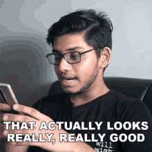 That Actually Looks Really Really Good Anubhavroy GIF - That Actually Looks Really Really Good Anubhavroy Looks Great GIFs