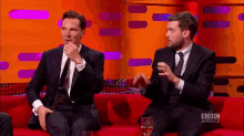 Harrison Ford Is Shocked At His Impression GIF - Benedictcumberbatch Harrisonford Audio GIFs