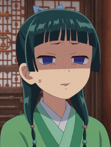 a close up of a cartoon character 's face