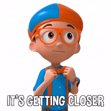 its getting closer blippi blippi wonders educational cartoons for kids it is approaching it is drawing near