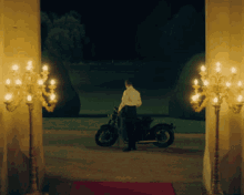 The Peripheral Jack Reynor GIF - The Peripheral Jack Reynor Walking Away From The Motorbike GIFs