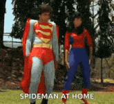 Superman Spiderman GIF