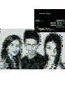a man and two women are standing next to each other with the words good bye on the bottom